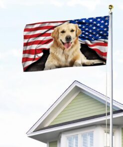 golden retriever american patriot american flag thh2903gfv12 7042