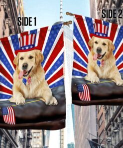 golden retriever dog flag 4th of july independence day tqn186fv3 5192