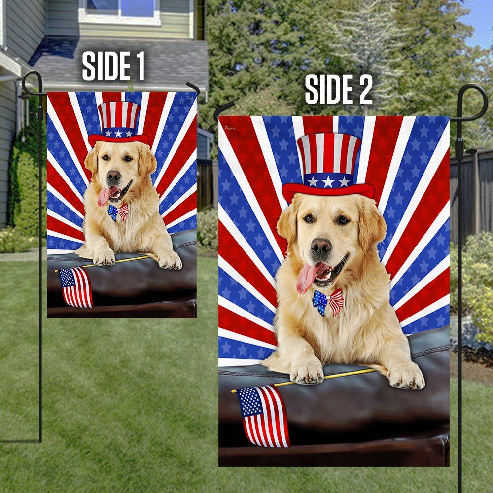 Golden Retriever Dog Flag 4th Of July Independence Day TQN186Fv3 - Image 7