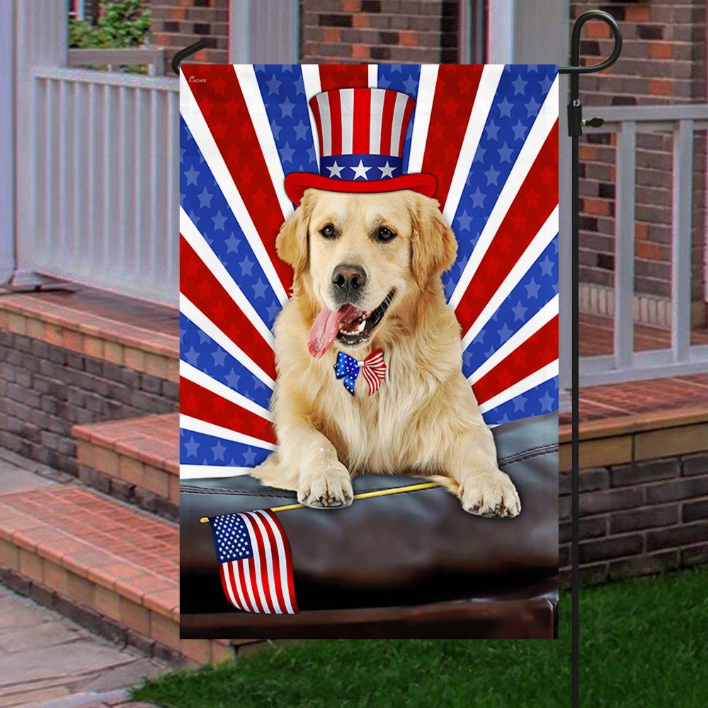 Golden Retriever Dog Flag 4th Of July Independence Day TQN186Fv3 - Image 6