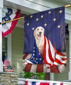 Golden Retriever Dog Flag Hola LNT290F
