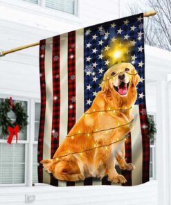 Golden Retriever Flag I Took Christmas ANT327F