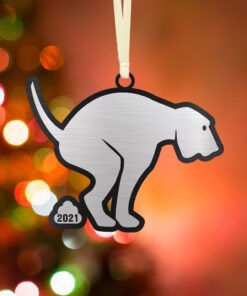 Golden Retriever Poop 2021 Ornament QNN656O