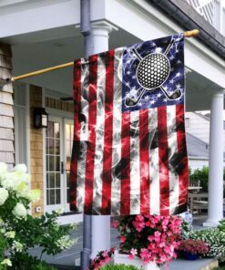 Golf American U.S. Flag