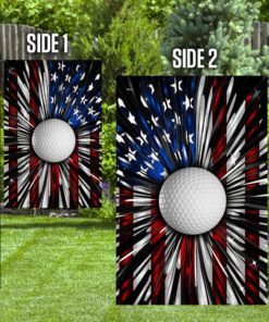 golf ball american flag 4588