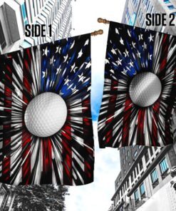 golf ball american flag 5884