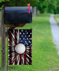golf ball american flag 7140