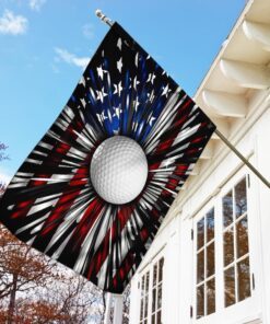 golf ball american flag 8365