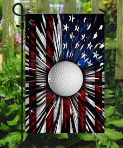 golf ball american flag 8836
