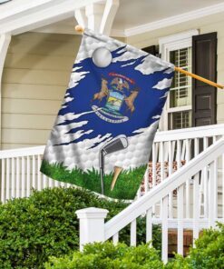golf michigan u.s. state flag 3339