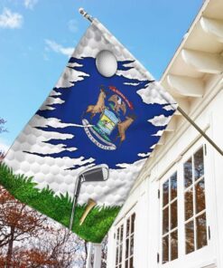 golf michigan u.s. state flag 3932