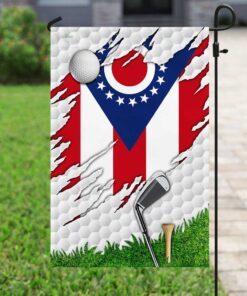 golf ohio u.s. state flag 1048
