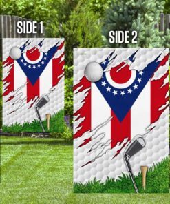 golf ohio u.s. state flag 1424
