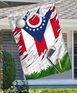 golf ohio u.s. state flag 1881