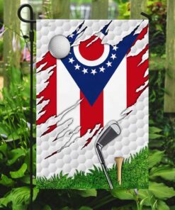 golf ohio u.s. state flag 5526