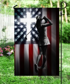 golf woman american flag ddh3018fv2 2830