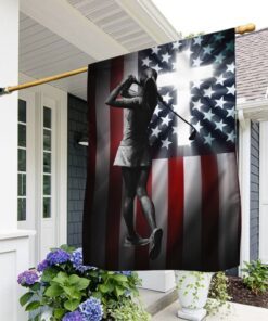 Golf Woman American Flag DDH3018Fv2