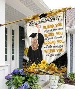 Graduation Flag Congratulations Class Of 2022 Flag QTR22F