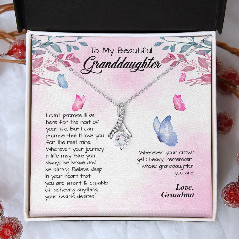 Granddaughter Necklace, Granddaughter Gifts From Grandma, Granddaughter Gifts, Granddaughter Jewelry, Christmas Birthday Graduation Gifts MLN702NL