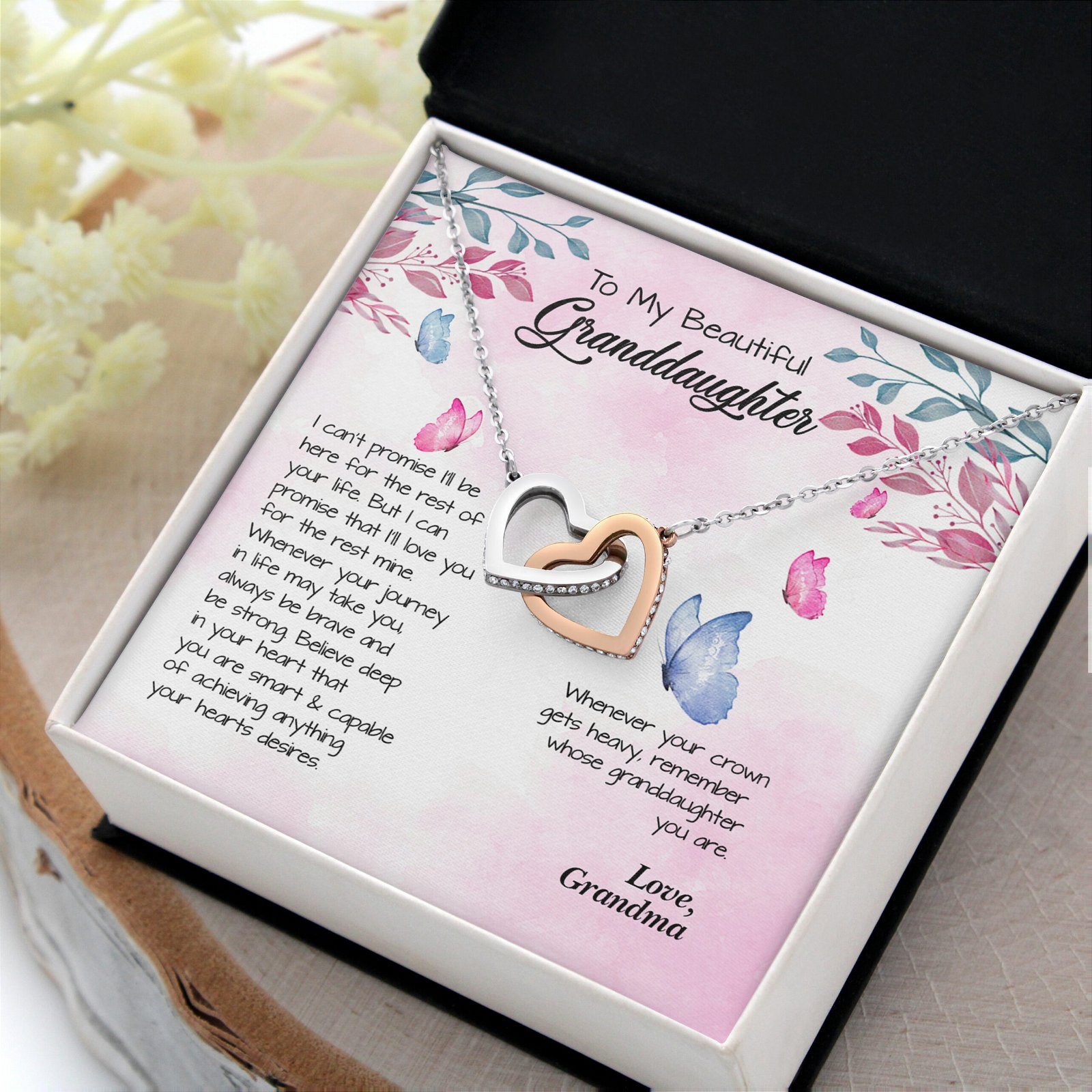 Granddaughter Necklace, Granddaughter Gifts From Grandma, Granddaughter Gifts, Granddaughter Jewelry, Christmas Birthday Graduation Gifts MLN702NL - Image 2