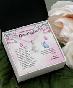 granddaughter necklace, granddaughter gifts from grandma, granddaughter gifts, granddaughter jewelry, christmas birthday graduation gifts mln702nl 7753