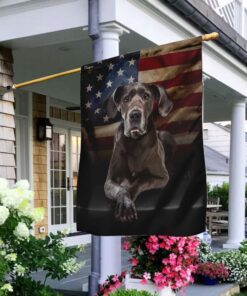 Great Dane American Flag