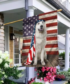 Great Pyrenees Dog Flag Charming Dog NTB216Fv42