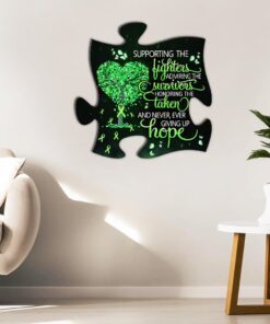 green awareness puzzle hanging metal sign ntb143msv1 5140