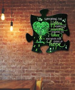 green awareness puzzle hanging metal sign ntb143msv1 6579