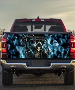 Grim Reaper Cool Truck Tailgate Decal Sticker Wrap QNK554TD