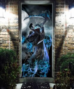 grim reaper halloween door cover bnn511d 5517