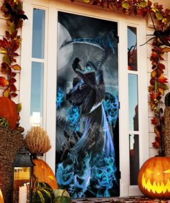 grim reaper halloween door cover bnn511d 8363