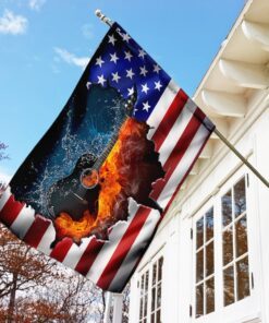 guitar american us flag 4760