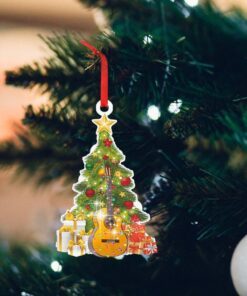 guitar lover custom shaped ornament nnt149o 7171