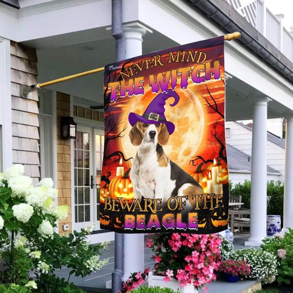 Halloween. Beware Of The Beagle Flag