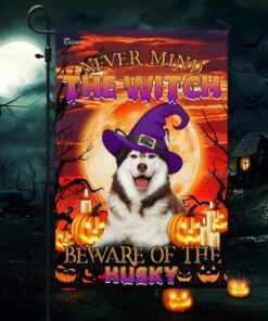 halloween. beware of the husky flag 3643