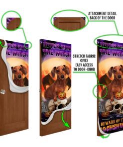 halloween door cover beware of the dachshund dbd2796dv3 4490