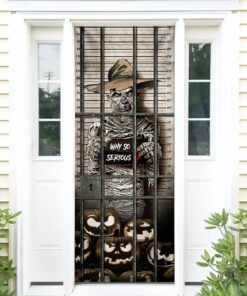 halloween door cover why so serious ntt116d 6281