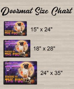halloween doormat beware of the pug dbd2796dmv4 2203