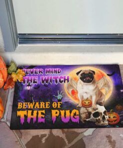 halloween doormat beware of the pug dbd2796dmv4 5485