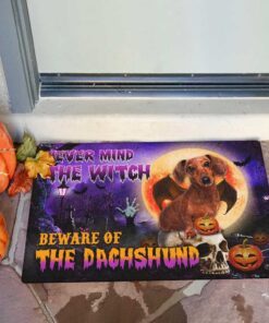 halloween doormat beware of the dachshund dbd2796dmv3 8660
