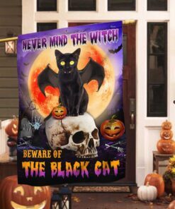halloween flag beware of the black cat dbd2796f 1190