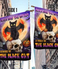 halloween flag beware of the black cat dbd2796f 8582