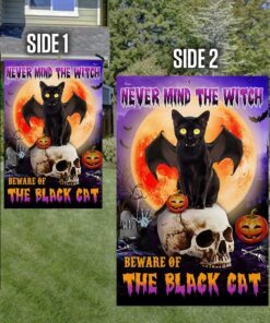 halloween flag beware of the black cat dbd2796f 8917
