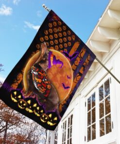 halloween flag beware of the dachshund ddh2749fv4 7626