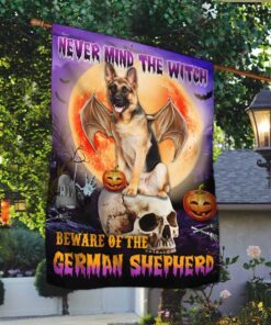 halloween flag beware of the german shepherd dbd2796fv5 1187