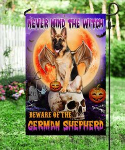 halloween flag beware of the german shepherd dbd2796fv5 1245