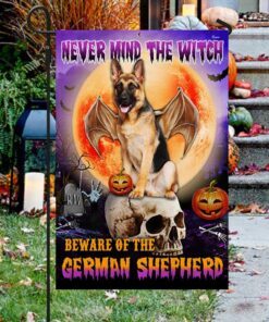 halloween flag beware of the german shepherd dbd2796fv5 1308