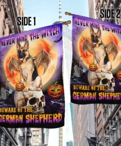 halloween flag beware of the german shepherd dbd2796fv5 8904