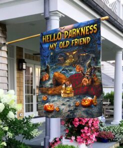 Halloween Flag Bigfoot Enjoy NTB183F